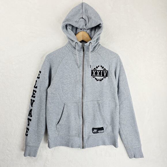 Nike Zip Up Hoodie Mens Medium Kobe Bryant Collection XXIV Battle & Elevate - Picture 2 of 16